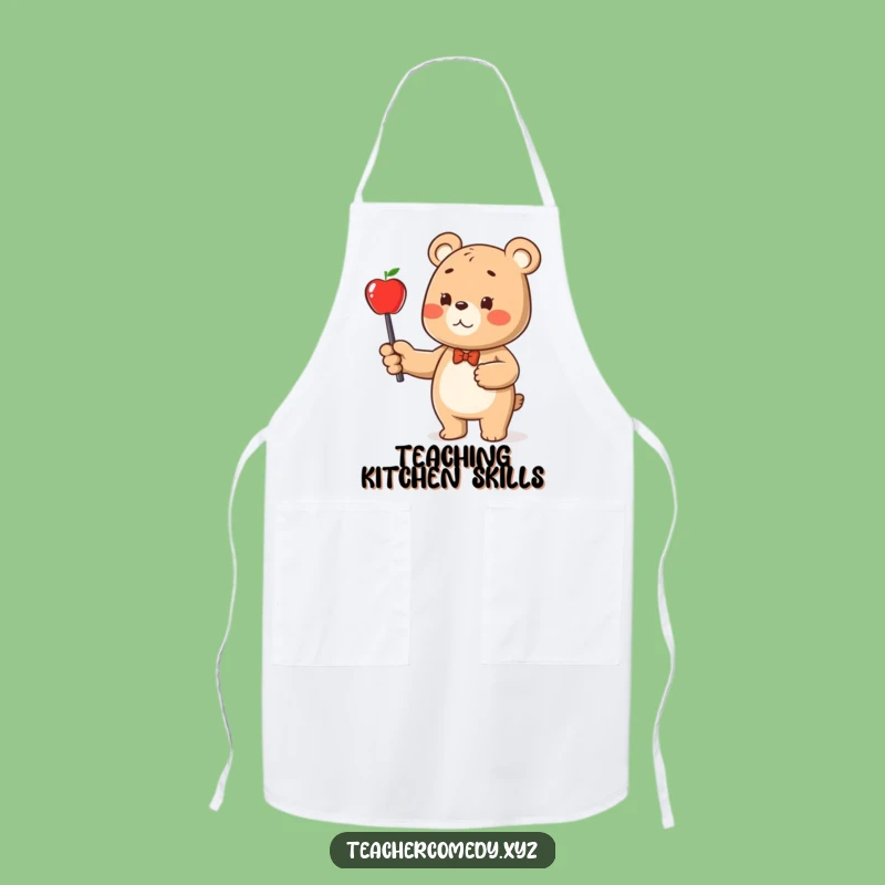 Funny Bear Apron: Cook & Learn with Smiles, Your Perfect Kitchen Gift!