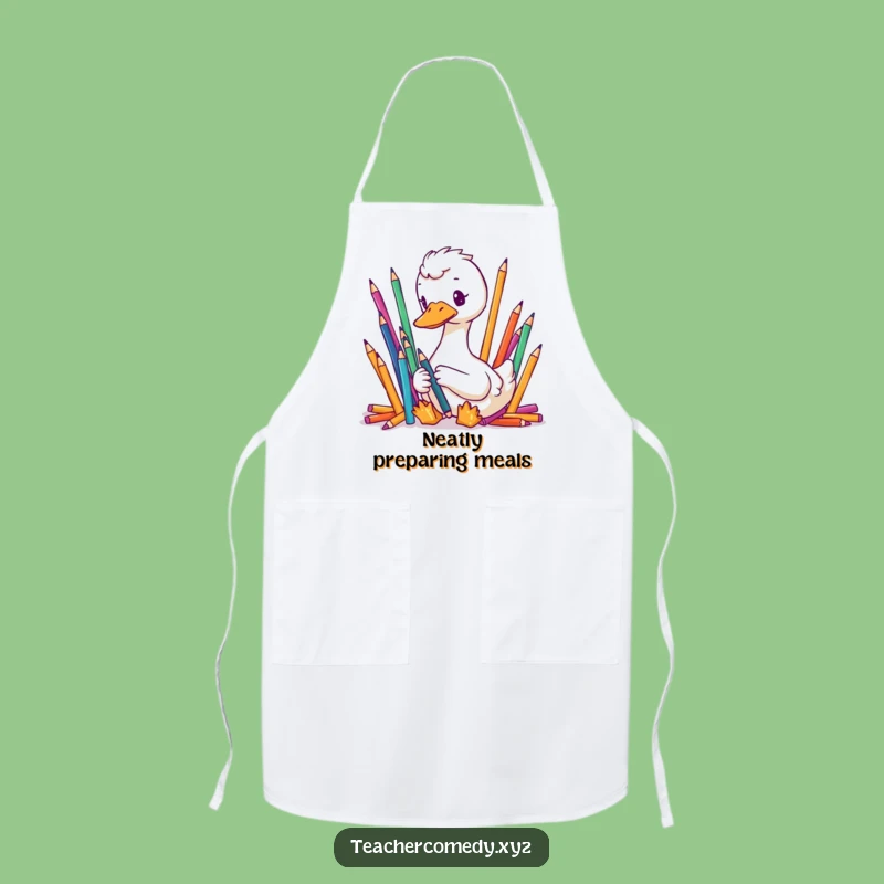 Funny Goose Apron - Meticulous Organizer Kitchen Gift