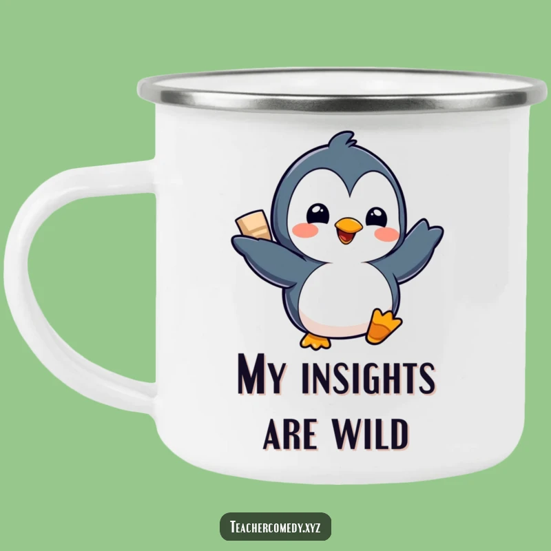 Funny Kawaii Penguin Camping Mug - Adventure Ready & Hilarious Presentation!