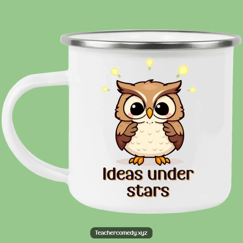 Funny Wise Owl Camping Mug - Durable Intellectual Gift
