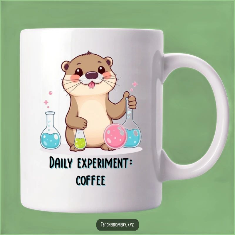 Funny Otter Science Mug - Bubbling Beakers Experiment Gift!