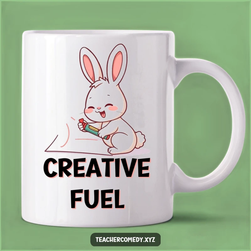 Funny Rabbit Artist Mug - Creative & Giggle-Filled Gift Idea