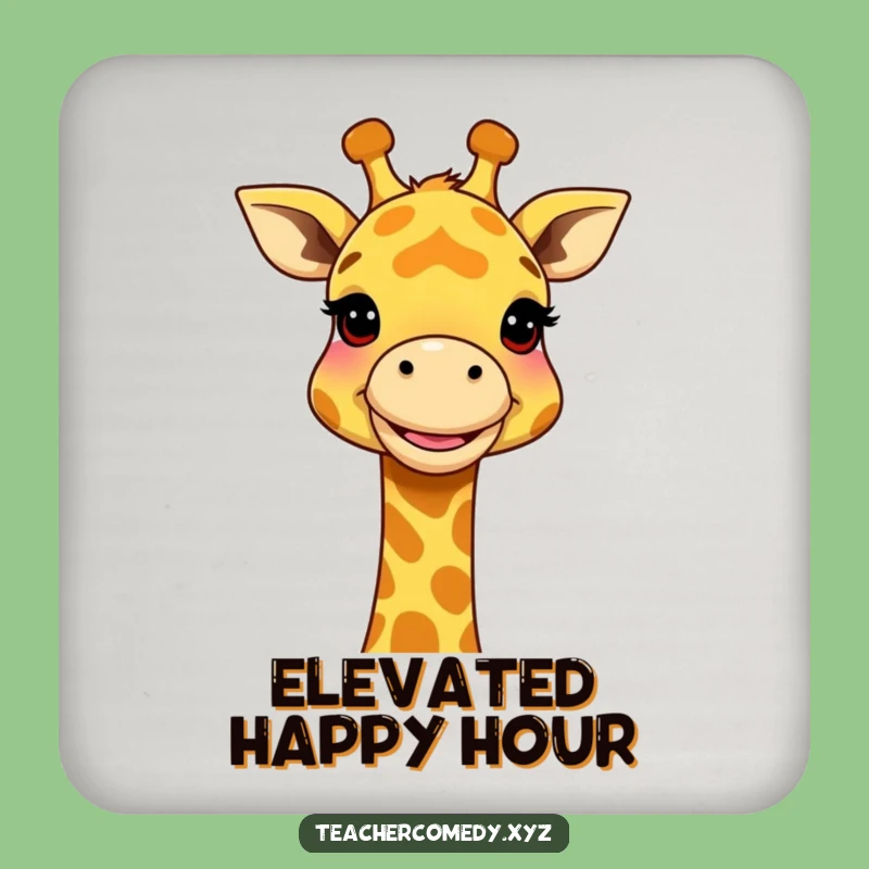 Funny Giraffe Concept Coaster: Protect Surfaces with This Hilarious Animal Art