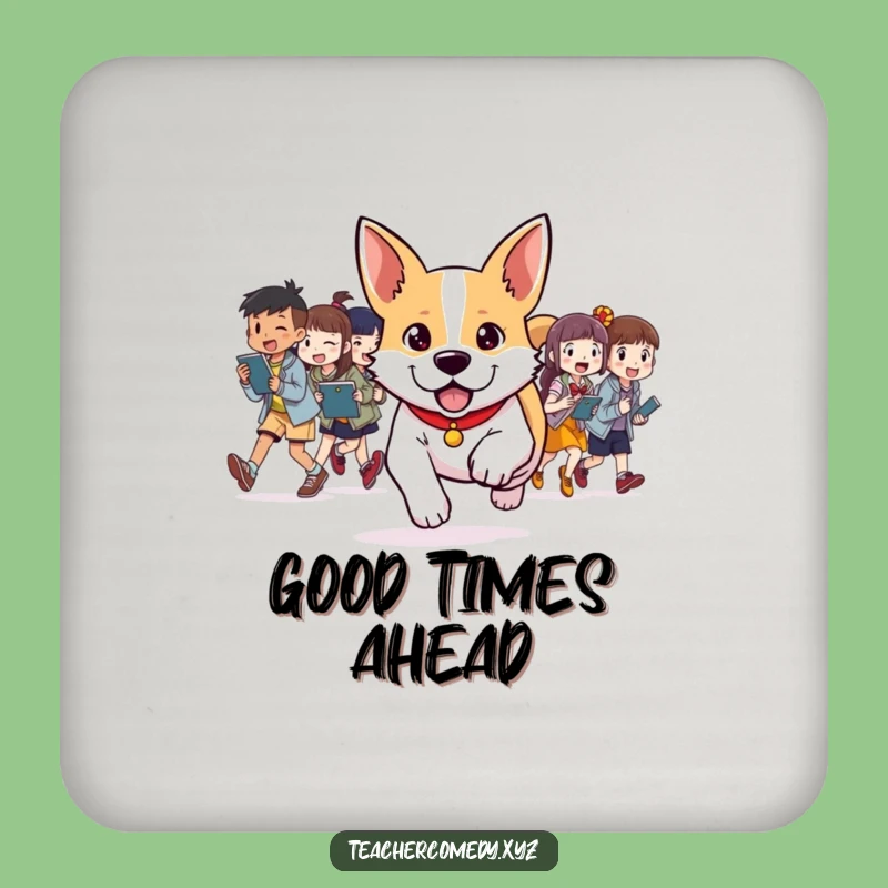 Funny Dog Activity Coaster: Protect surfaces with playful leadership, a unique funny gift.