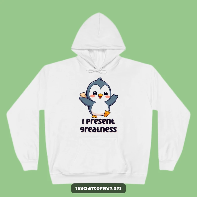 Funny Kawaii Penguin Hoodie - Cozy & Hilarious Presentation Gift for You!