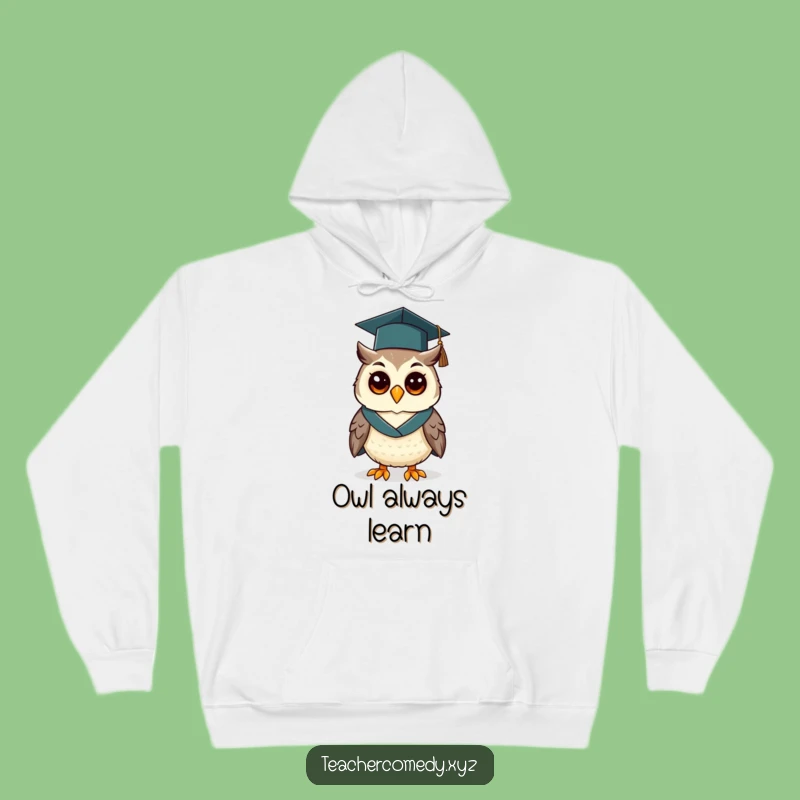 Funny Graduation Owl Hoodie: Cozy Scholar for a Warm Gift