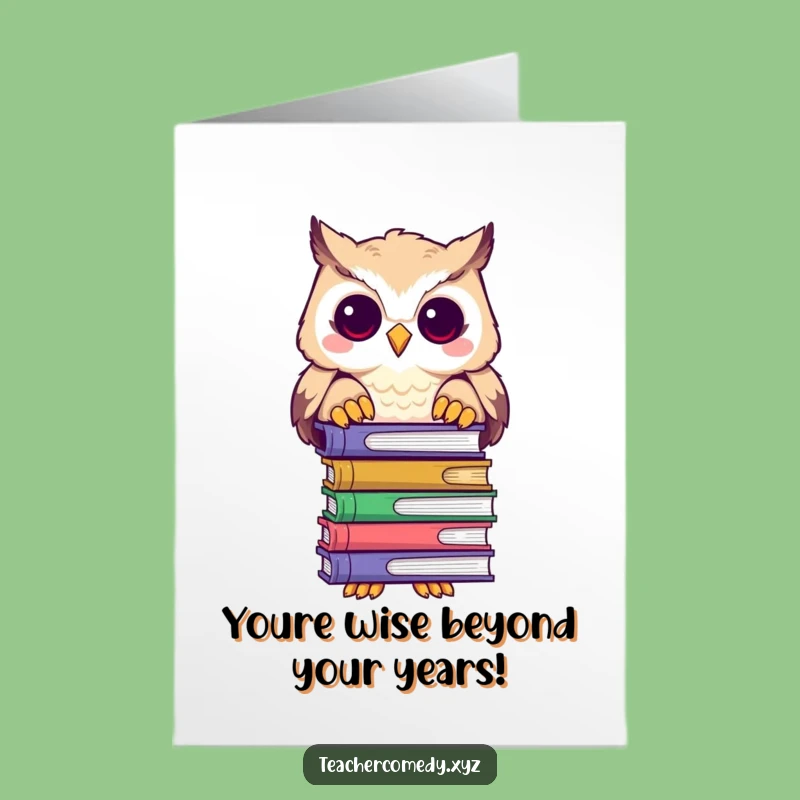 Free Printable Congrats Card: Owl Scholar - Intelligent Downloadable Success Gift