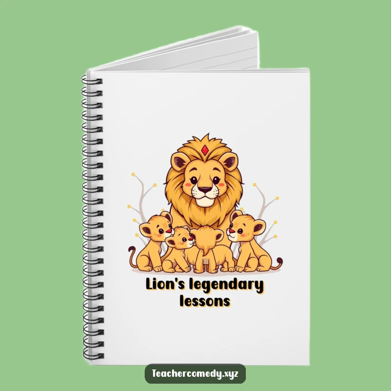 Funny Lion King Notebook, Stylish Journal For Wise Adopters