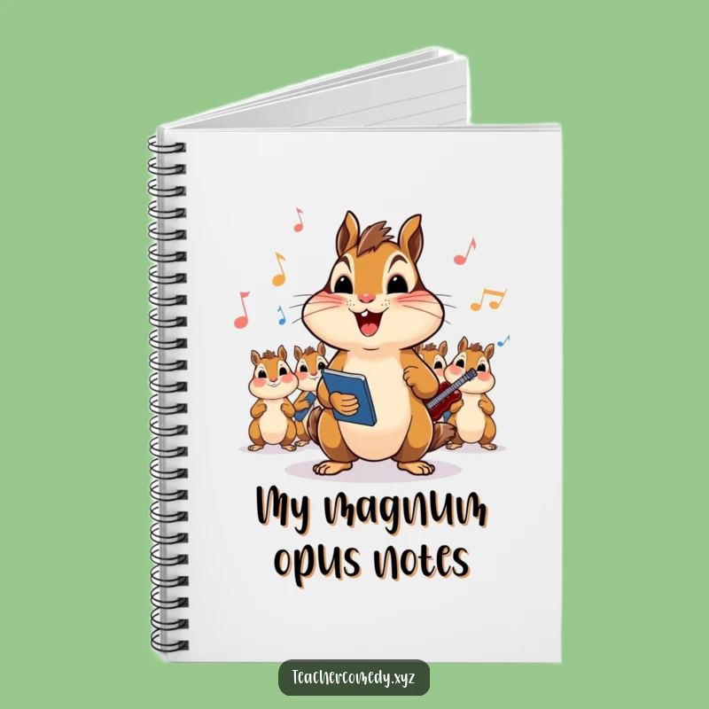 Funny Chipmunk Songwriter Notebook: Journal Your Ideas with This Hilarious Animal Design
