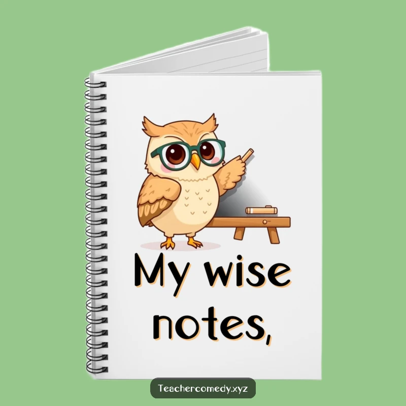 Funny Kawaii Owl Specs Notebook - Hilarious Journal for Smart Ideas