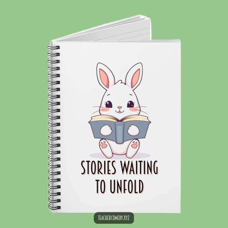 Funny Kawaii Rabbit Book Notebook - Plan Your Next Read with This Cute Journal!