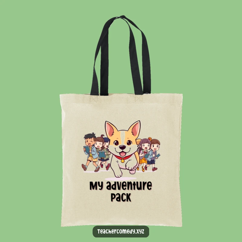 Funny Dog Class Carrier Tote Bag: Carry essentials with a determined leader's spirit, a great funny gift.